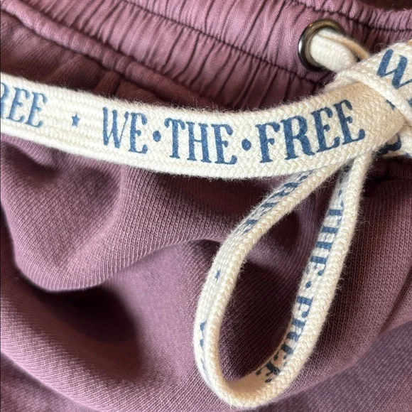 NWT We the Free Jet Set Knit Pull On Pants in Plum color - Picture 7 of 15